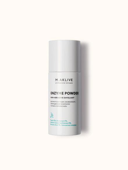 M.Aklive Enzyme powder, 50 g/Пудра энзимная "Неабразивный эксфолиант"
