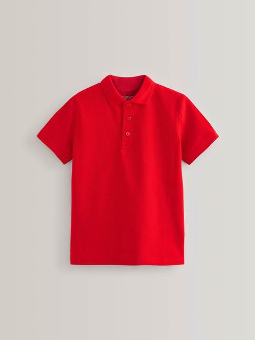 Поло школьное для мальчика Next 939-259, 2 шт., Красный