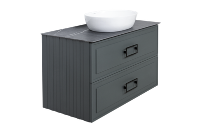 Тумба под раковину La Fenice Cubo Grigio TWIN серый 100 FNC-01-CUB-G-100-2