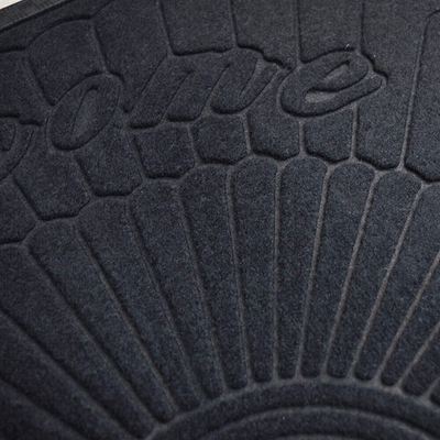 Коврик 45*75см придверный влаговпитывающий, черный