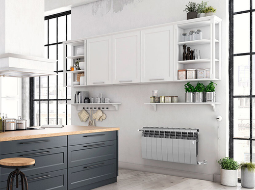 Радиатор Royal Thermo BiLiner 350 /Silver Satin - 8 секц.