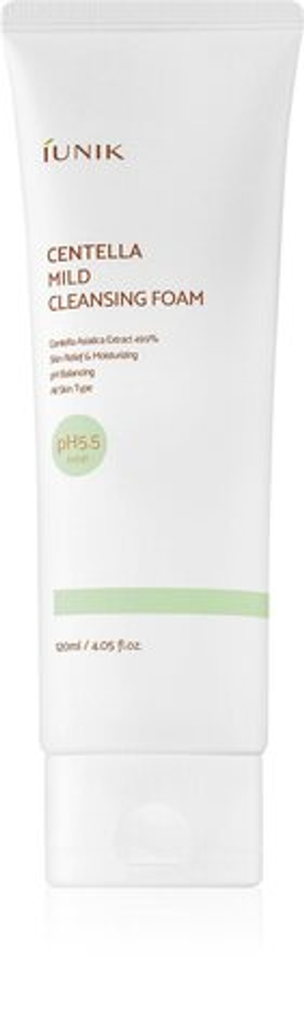 iUnik Centella - нежный пенящийся очищающий крем /   120  ml  / GTIN 8809728080248