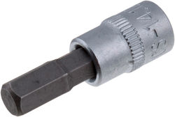 Торцевая головка короткая с битой 1/4" H3, СТАНКОИМПОРТ, CS-14.12.H3