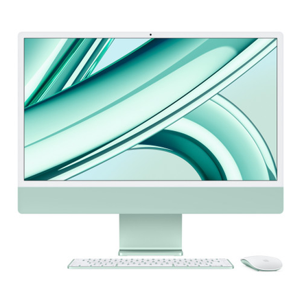 Моноблок Apple iMac 24" 2023 (M3 CPU 8-Core, GPU 10-Core, 8Gb, 512Gb) MQRP3, Green