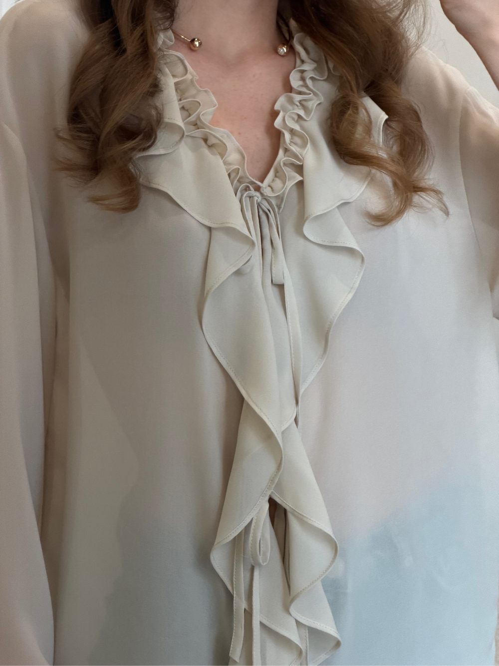 Блуза Flow молочный