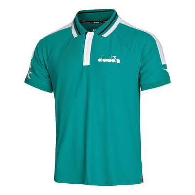Мужское теннисное поло Diadora Icon Polo Men - Green, White