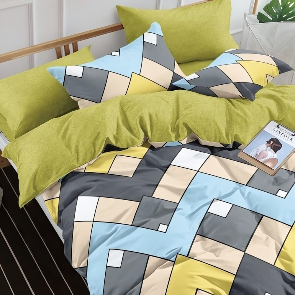 Постельное белье 1,5 поплин Орхидея VP6-0093