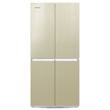 Холодильник Ginzzu NFK-425 Gold glass