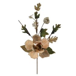 GAEM Цветок искусственный "Магнолия", L11 W11 H59 см