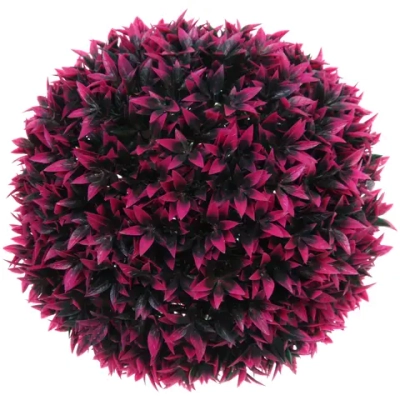 Искусственное растение шар «Самшит» цветная трава D-23см Ultramarine