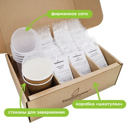 Набор авторского чая Tasteabrew "С НОВЫМ ГОДОМ И РОЖДЕСТВОМ!" (31 порция чая + система заваривания в подарок)