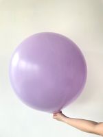 S шар гигант 24"/60 см макарун нежно сиреневый  пастель (БГ-90)