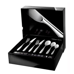 Набор столовых приборов на 12 персон 84 предмета Robert Welch Stanton Satin Италия фото