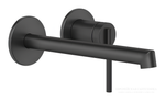 Смеситель для раковины Gessi Ingranaggio, длинный излив, встраиваемый, цвет Matte Black