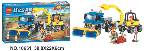 Конструктор Город "Уборочная техника" 323 дет.