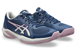 Женские Кроссовки теннисные Asics Solution Swift FF 2 Clay - independence blue/taro purple