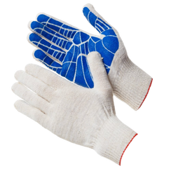 Перчатки хб с ПВХ 1/6 Вулкан 1/2