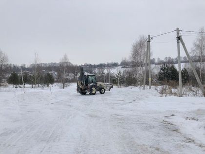 Подготовка к отсыпке дорог в Северной части «Усадьбы Романово»