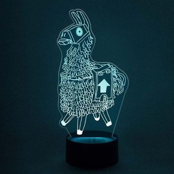 3D лампа Лама пиньята Fortnite