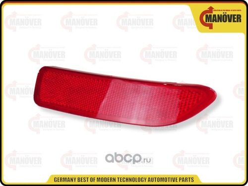 Катафот задн. бампера Renault Logan Largus лев. до 2014 г. (MANOVER)