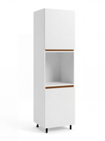 Кухонный модуль напольный, 60х57х220, Валенсия, шкаф-пенал для кухни, белый, Dipriz