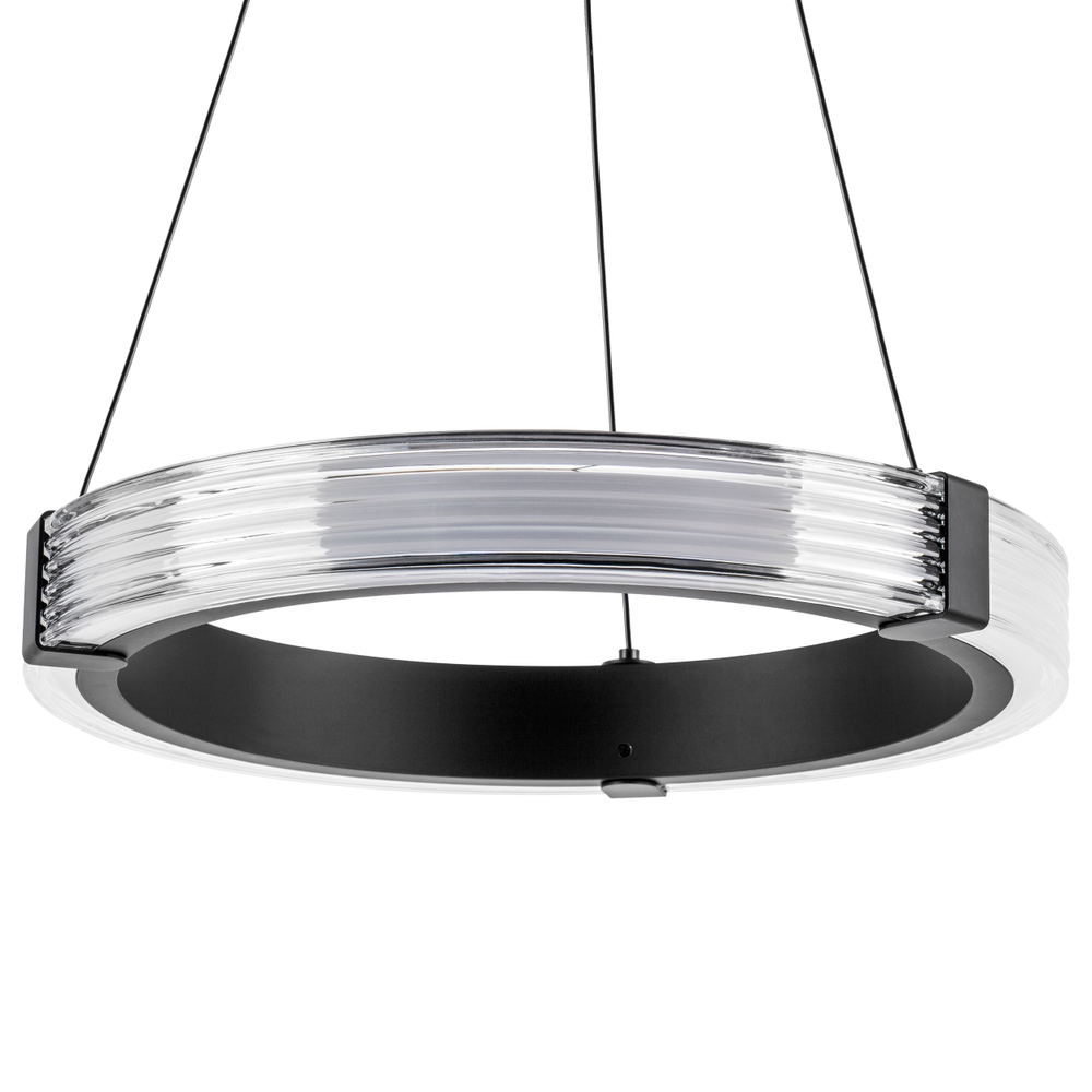 736247 Люстра ROTONDA 21W LED 1053LM 360G ЧЕРНЫЙ 3000K