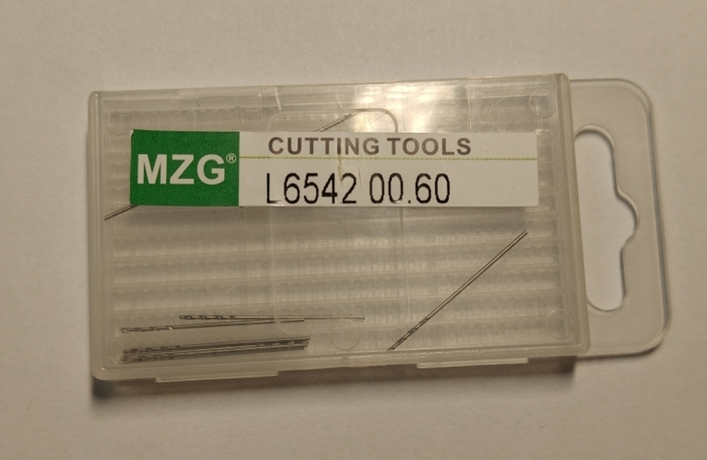 Сверло DIN 338, HSS 0,6x30x8,5 MZG