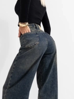 Джинсы багги широкие бойфренды