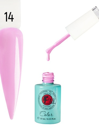 Гель-лак UV тон 014 Яркий розовый 10 мл