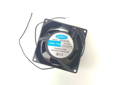 Вентилятор осевой YZ 80*38 BL, (220V, 16W, Китай)