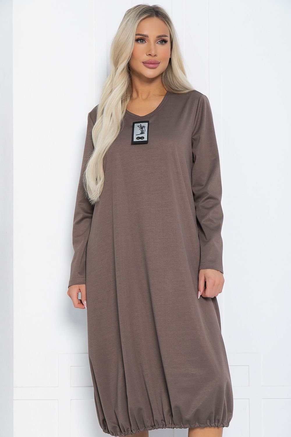 Платье Я жду тебя (кофе) П12313-15 LT Collection