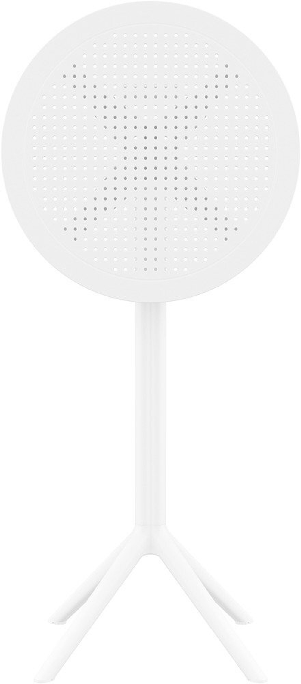 Стол пластиковый барный складной Siesta Contract Sky Folding Bar Table 60, белый