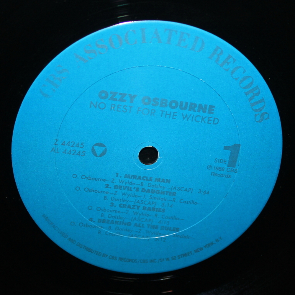 Ozzy Osbourne / No Rest For The Wicked (LP)