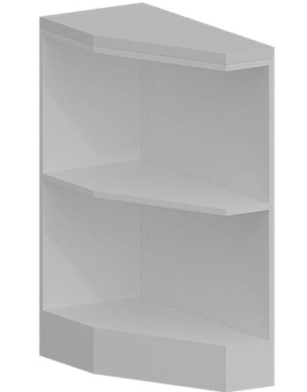 Кухня Модуль ШНПУ 300 (левый) Белый / Пудрово-розовый