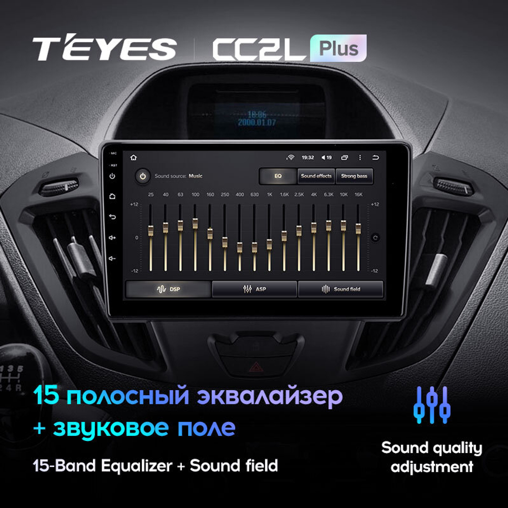 Teyes CC2L Plus 9" для Ford Tourneo Custom 2012-2021