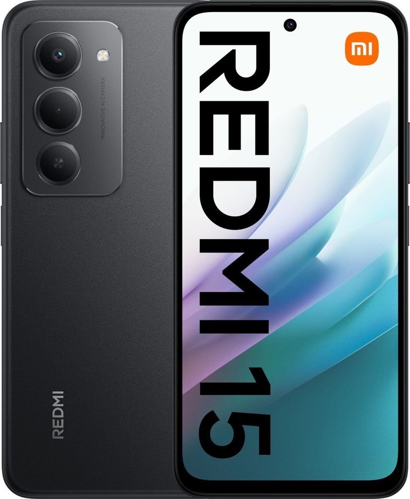 Смартфон Xiaomi Redmi 15 4G 8 ГБ/256 ГБ черный