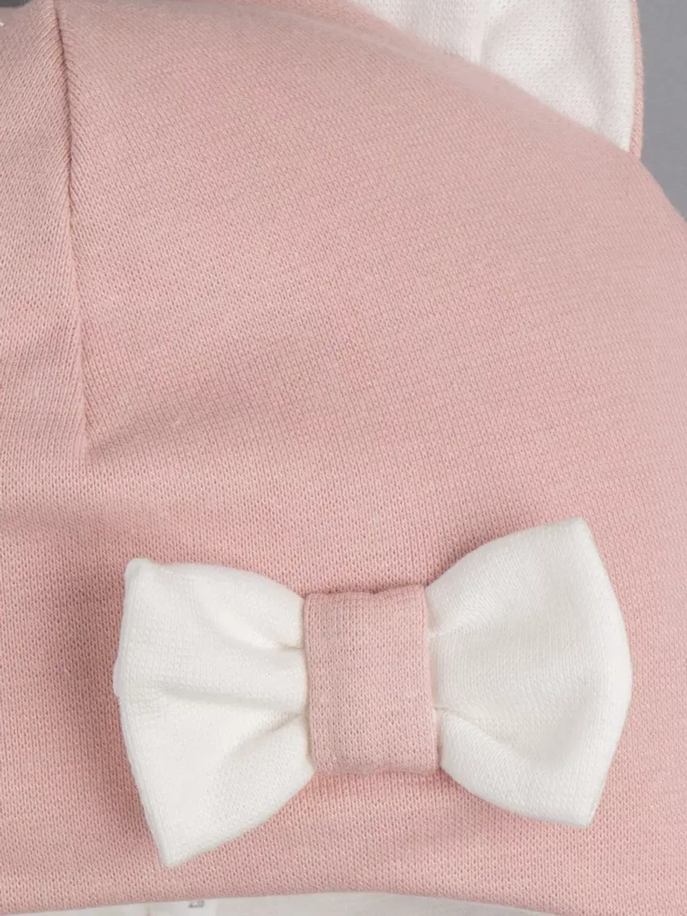 Шапка с ушками трикотажная и снуд