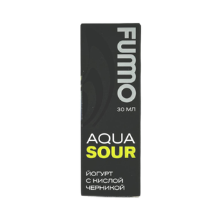 Купить Fummo Aqua Sour Salt 30 мл - Йогурт с Кислой Черникой (20 мг)