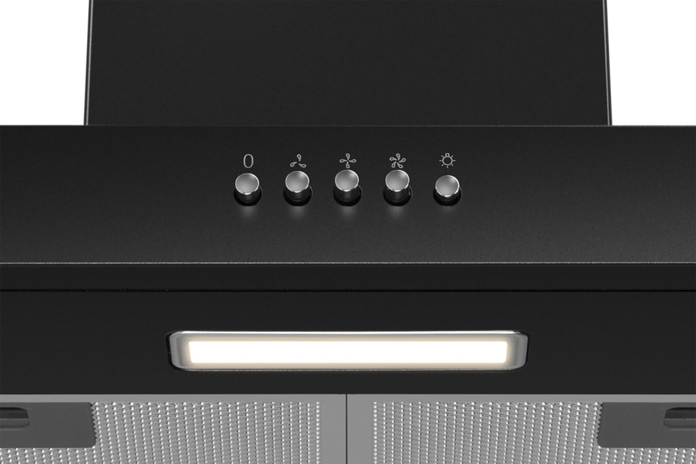 Т-образная пристенная вытяжка Meferi SLIMBOX60BK LIGHT фото 5