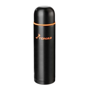 Термос TONAR 1200ML HS.TM-026  черный (дополн.пласт.чашка)