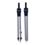 Готовальня 9 предм: циркуль мет, грифели, циркуль-измеритель, 4 лин, пласт.футляр