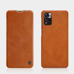 Кожаный чехол-книжка Nillkin Leather Qin для Xiaomi Redmi Note 11 Pro+ 5G global