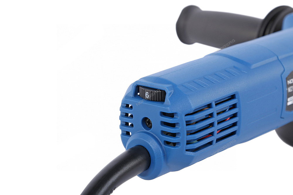 NORDBERG (NE218) Угловая шлифмашина с регулировкой оборотов, 125 мм, 1800 Вт