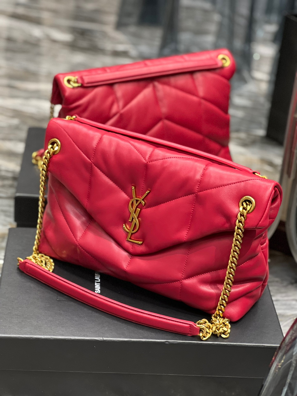 Saint Laurent Loulou Puffer Bag 35 cm