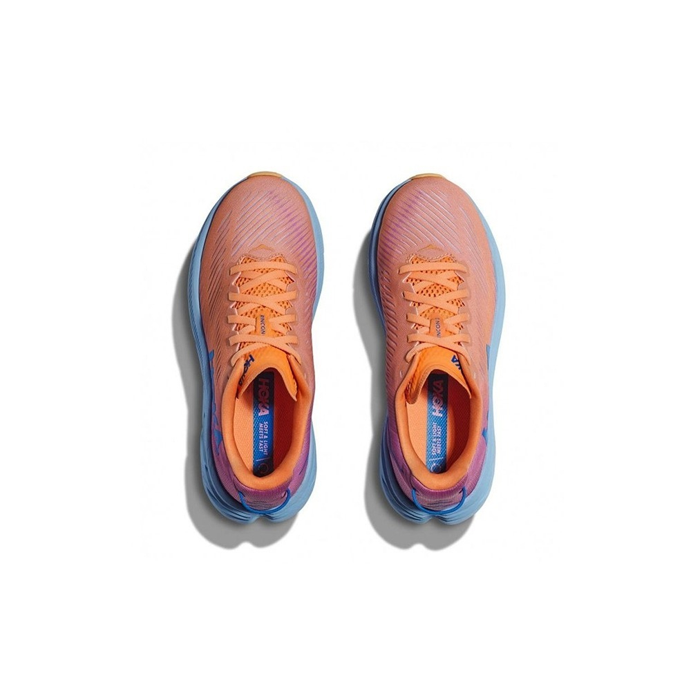 Кроссовки женские  HOKA W RINCON 3 WIDE Mock Orange / Cyclamen