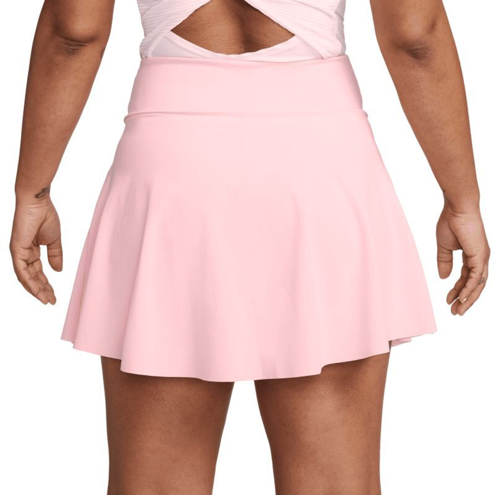 Женская Юбка теннисная Nike Court Dri-Fit Advantage Club Skirt - med soft pink/black