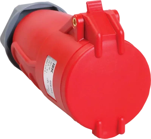 ИЭК Розетка перенос. ССИ-214 16А-6ч/380-415В 3P+PE IP44 255660 PSN22-016-4