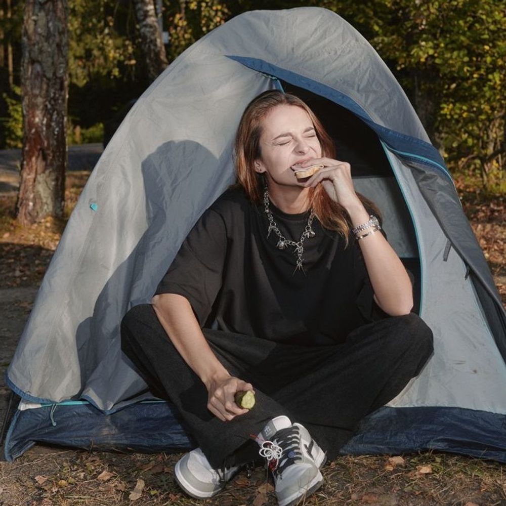 Футболка Смерч Оверсайз #7 черная