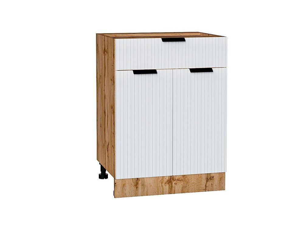 Шкаф нижний с 2-мя дверцами и ящиком Евро Лайн