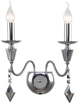 Светильник настенный 2*Е14 1053/09/02W хром Grace Stilfort